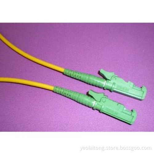 E2000 Fiber Patch Cord with Low Insertion Loss and Back Reflection Loss